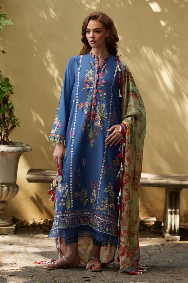 Azure Garden - Stitched