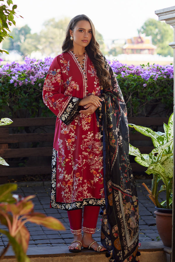 Red Serenity - Stitched