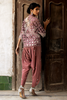 Pink-Jacket, Camisole And Tulip Shalwar